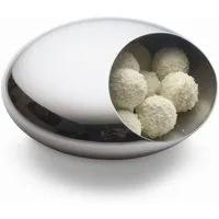 Philippi Design Schale Cocoon Naschschale, Edelstahl