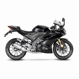 LeoVince Sport Auspuff Komplettanlage LV ONE EVO Edelstahl Yamaha YZF-R 125 Bj.2019-2020 EURO-4 +Kat