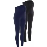 Neun Monate Umstandshose 2 Stück Umstands-Hosen für Schwangerschaft und Stillzeit (Packung, 2-tlg., 2) 2er Pack Leggings für Schwangerschaft & Stillzeit