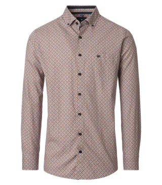 REDMOND - Freizeithemd orange - Gr. - 3XL