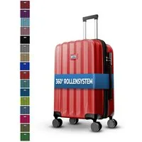 MTB Koffer Reisekoffer Rollkoffer Hartschalen Handgepäck ABS Dehnungsfuge, Handgepäck - Mittlerer Koffer- Großer Koffer