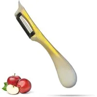 SMI Sparschäler Sparschäler Solingen Gemüseschäler Kartoffelschäler für die Küche, (1 tlg, 1-tlg), Rechts- und Linkshänder nach klingen wechseln