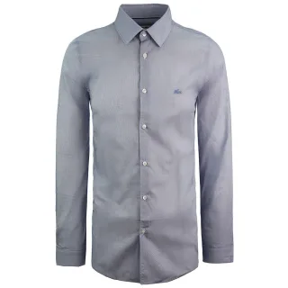 Lacoste Slim Fit Herren Blaues gewebtes Hemd