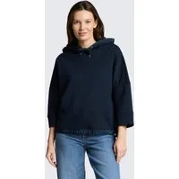 TOM TAILOR Sweatshirt Strick & Sweatshirts Hoodie Sweatshirt aus Scuba
