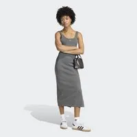 adidas Originals Shirtkleid ESS RIB DRESS ohne Verschluss, aus Baumwolle