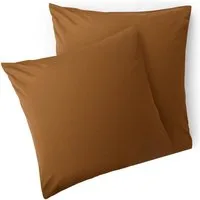 Blumtal Kissenbezüge aus gebürstetem Mikrofaser-Gewebe - Oeko-TEX zert. Kissenbezüge, (2 Stück), mit Reißverschluss oder Verschlusslasche