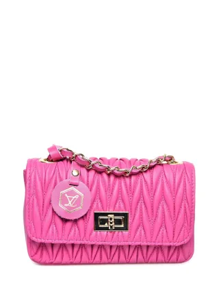 Luisa Vannini Fuchsia Rindsledertasche