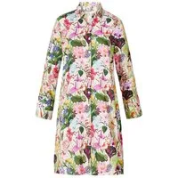 Himalaya Clothing Sommerkleid Kleid Damen mit Blumen-Print - Lässiges Sommerkleid aus Viskose Lebendiges Blumenkleid mit hohem Tragekomfort