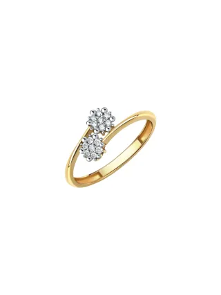 Fascination by Ellen K. Ring Gold 375 mit 14 weißen Zirkonia-Steinen