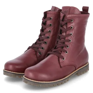 Andrea Conti Schnürboots - Gr. 36 - Rot - Glattleder