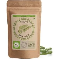 SPINTZ Bio Moringa Kapseln 130 Stk 2 x 4 Kapseln (3,2 g Moringa Pulver) täglich mit ausreichend Flüssigkeit einnehmen., 1 er 130 St., 66.5 g