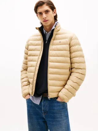 PACKABLE RECYCLED JACKET camel - Gr. - XL