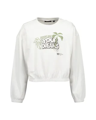 Blue Seven - Md Sweatshirt, Rundhals weiss - Gr. - 152