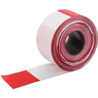 HAZET Folien-Absperrband rot/weiß geblockt - 200-3