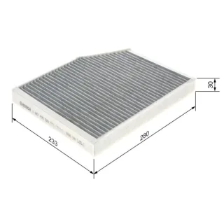 Bosch Aktivkohle-Innenraumfilter Ford Tourneo V362 Transit V362