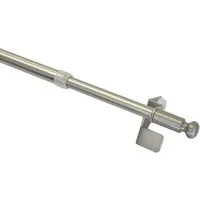 GARDINIA Scheibenstange Klemmstange Filigrano Kugel, Ø 10 mm, ausziehbar, ohne Bohren, geklemmt, Serie Press&Go