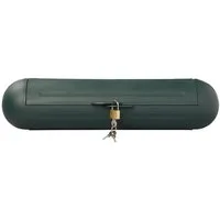 UNITEC Kabelbox Safe-Box Caravan IP44, grün, 36,5 x 9 x 9 cm (H x