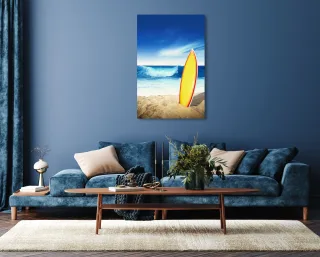 queence Acrylglasbild "Emda" Himmel  Italien  Meer  Meer Bilder  Spanien  Sport  Strand 1 Stk. tlg. Fine Art-Print in Galeriequalität
