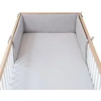 Ehrenkind Bettumrandung Bettumrandung Babybett aus Bio-Baumwolle, (hochwertige Bio-Baumwolle und innen weich gepolstert, Babybett Umrandungen), Bettumrandung Babybett, Gitterbett Schutz