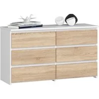 Raumhirsch Furniture Kommode Elegantes Sideboard mit 6 Schubladen - Hochwertiges Design - Kommode, (viele Farbvarianten - Maße: 100 x 57 x 35 cm) - Hochwertig & stabil