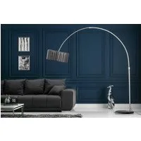 riess-ambiente Bogenlampe EXTENSO 230cm schwarz, ohne Leuchtmittel, Wohnzimmer · Metall · verstellbar · Modern Design
