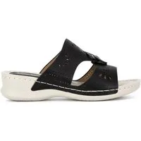 Clara Barson Pantoletten WYL05010-13 Schwarz Pantolette