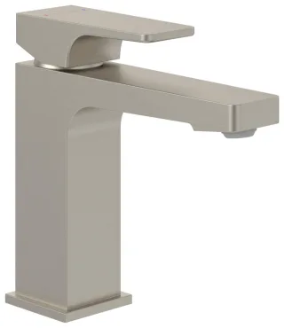 Villeroy & Boch Waschtischarmatur ArchitecturaSquare 50x161 x165mm Zugst-Ablaufgarnitur BrushedNick TVW12500100064