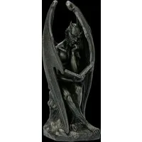 Figuren Shop GmbH Dekofigur Lucifer Figur – Satan Statue Gothic Deko Sammlerfigur 19 cm Dekofigur