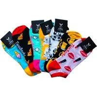 TwoSocks Sneakersocken Bunte Sneaker Socken lustige Füßlinge Damen & Herren, Einheitsgröße