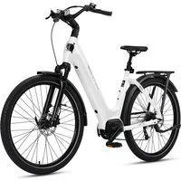 TTGO E-Bike Cityrad 28 Zoll, SUV, Mittelmotor, max. 130km, Z5, Federsattelstütze, 9 Gang, Kettenschaltung, Mittelmotor, 648 Wh, 5 Stufen, Drehmomentsensor, Elektrofahrrad für Damen und Herren