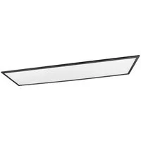 Reality Leuchten LED Deckenleuchte extra flach & groß, Breite 119cm, Dimmfunktion Nachtlichtfunktion, LED fest integriert, stufenlos dimmbar über Fernbedienung, Warmweiß, Neutralweiß, Tageslichtweiß, Tageslicht-Lampe, Panel Decke mit einstellbarer Li