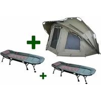 MK Angelsport Angelzelt Fort Knox 2.0 Zelt 2Man + 2 Bedchairs 5 Seasons, Personen: 2