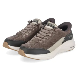 Skechers Slip-Ins Sneaker CONTOUR FOAM CORDELUX Grün - Gr. 41 -  Textil