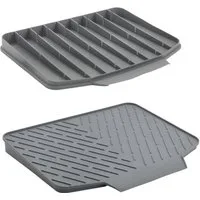 Metaltex Abtropfmatte Gravity-Duo, beidseitig verwendbare Abtropfmatte