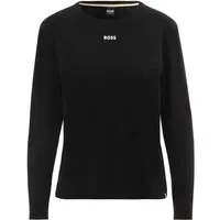 BOSS Langarmshirt mit Rundhalsausschnitt