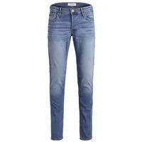 Jack & Jones Slim-fit-Jeans Jeans GLENN Skinny Tapered JJI GLENN ORIGINAL AM für (1-tlg) Bio-Baumwolle nachhaltig unifarben wärmend Knöpfe