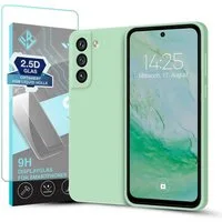 Tec-Expert Handyhülle SoftGrip Cover Hülle für Samsung Galaxy S21 5G, Handy Case Bumper integrierter Kameraschutz flexibel