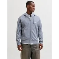 Jack & Jones Kapuzensweatshirt JORNORREBRO EMB SWEAT ZIP HOOD NOOS mit Stickerei