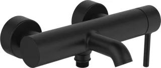 Hansa Einhandmischer Wafü und Brausebatterie HANSAVANTIS, Ausladung 168 mm Matt-Schwarz, 5444220733 5444220733
