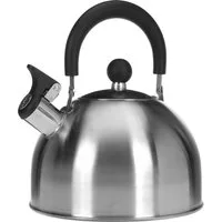 Excellent Wasserkessel Flötenkessel Edelstahl Teekessel Pfeifkessel 2,5l, Edelstahl