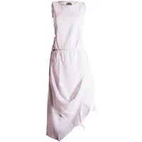Vishes Maxikleid Ärmelloses Lagenlook Kleid zum Hochbinden Elfen, Hippie, Ethno, Goa Style