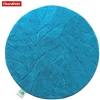 Floordirekt Badematte Maris, ausfranssicher, verschiedene Farben, aus weicher Mikrofaser, Höhe 30 mm, rutschhemmend beschichtet, fusselfrei, Polyester, Rund, 120cm Durchmesser, für Fußbodenheizung geeignet