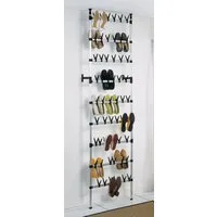 Ruco Teleskopregal, Aluminium, höhenverstellbar, ideal für begehbare Kleiderschränke
