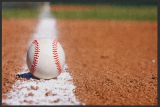 Fussmatte Baseball 4334 | Größe: 60 cm x 45 cm