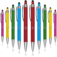 lindahandel Kugelschreiber 2-in-1 Kugelschreiber mit Touchscreen Stift, blaue Mine, (10-tlg), Kugelschreiber für Smartphone & Tablet, Büro & Schule