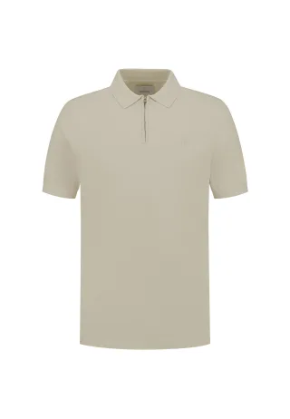 Dstrezzed - DS_Dorian Zip Polo sand - Gr. - M