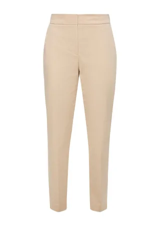 s.Oliver BLACK LABEL - Schmal zulaufende Hose beige - Gr. - 42