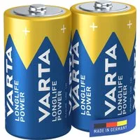 VARTA Longlife Power C Batterien 2er Pack - Alkaline, 1,5V, langlebig, made Batterie