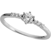 Firetti Goldring Schmuck Geschenk Gold 333 Vorsteckring Verlobung Solitär Lab Grown, mit Brillanten