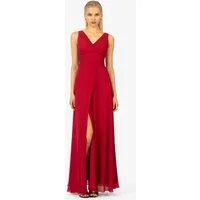 Kraimod Abendkleid mit V-ausschnitt vorne und Rückenausschnitt hinten
